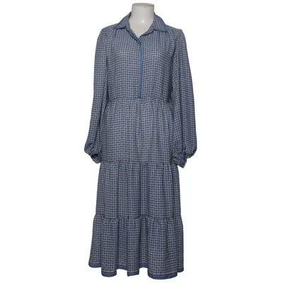 Klänning (Blå, Vit) från Max Studio Polyester