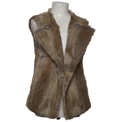 Gilet en fourrure (Marron) de Pablo Gerard Darel Fourrure de lapin