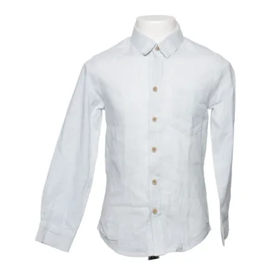 Overhemd (Blauw, Wit) van Morley Katoen, Linnen