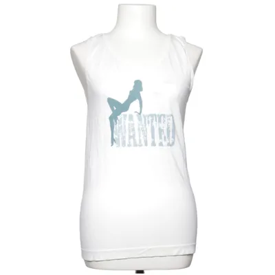Tanktop  (Hvid) fra Queentex Elastan, Polyamid