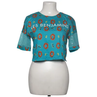 T-shirt (Blue, Multicolored) from Les Benjamins Cotton