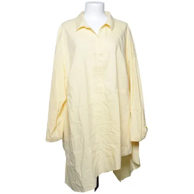 Blus (Gul) från Ulla Popken Bomull, Elastan, Polyester