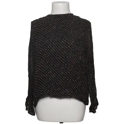 Bluse (Sort, Flerfarvet) fra Ganni Viscose