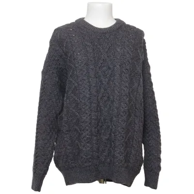 Trui (Grijs) van Aran Sweater Market Merinowol