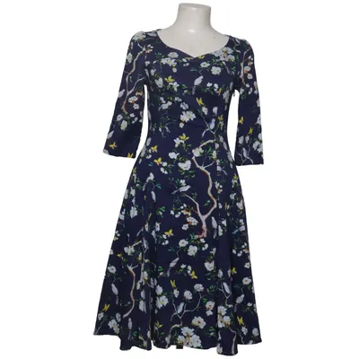 Dress (Blue, Multicolored) from Hearts & Roses Cotton, Elastane