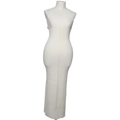Maxikleid (Weiß) von H&M Polyester, Viskose