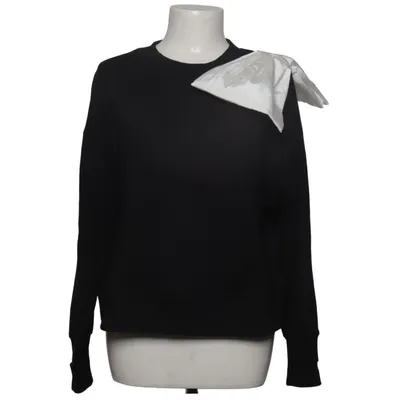 Sweatshirt (Black, White) from Essentiel Antwerp Cotton, Elastane, Polyester