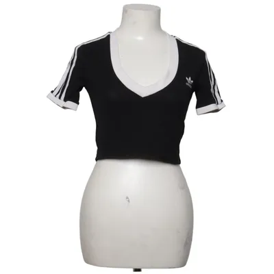 T-shirt (Sort, Hvid) fra Adidas Originals Bomuld, Elastan