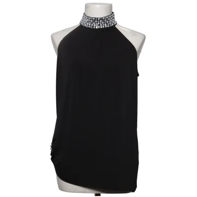 Halterneck top (Sort) fra Ashley Brooke