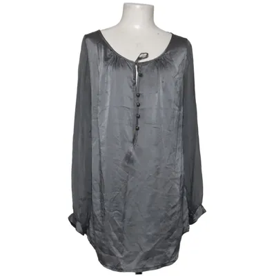Blouse (Gray) from Monton Elastane, Silk, Viscose