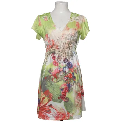 Dress (Green, Multicolored) from MXO Elastane, Polyester
