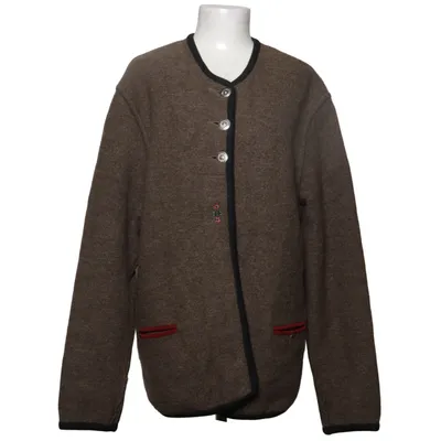 Cardigan (Marron) de Geiger Polyester, Polyuréthane, Laine