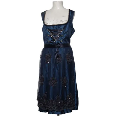 Dirndl (Blå, Flerfärgad) från Edelnice Polyester