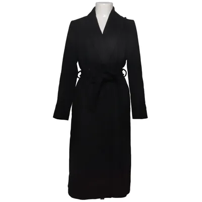 Mantel (Schwarz) von Massimo Dutti Polyamid, Viskose, Wolle