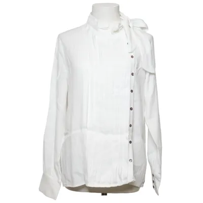 Knytblus (Kitti Tie Bow Shirt) från Plus Fine Viskos