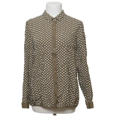 Buttondown-skjorta (Grön, Vit) från Top Secret Viskos