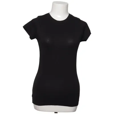 T-shirt (Svart) från Evita Bomull, Elastan