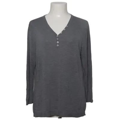 Henley shirt (Grijs) van S. Milton Elastaan, Polyamide, Zijde