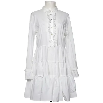 Robe chemise (Blanc) de Twinset Coton, Élasthane