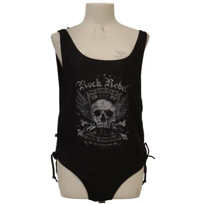 Maillot de bain une pièce (Noir) de Rock Rebel by EMP Élasthane, Polyester