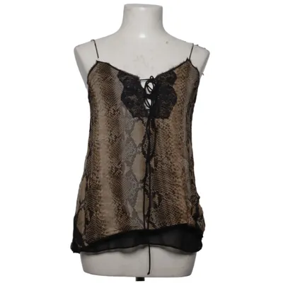 Tanktop (Beige, Zwart, Bruin) van Zara Polyester