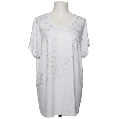 T-shirt (White, Silver) from Bonita Elastane, Viscose