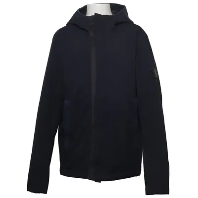 Outdoor jacket (Blue) from Stone Island Junior Cotton, Elastane, Polyester
