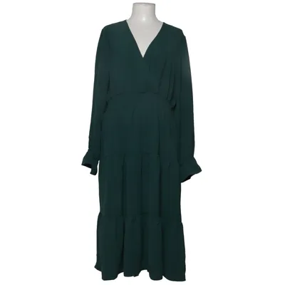 Wrap dress (Green) from Kojooin Polyester