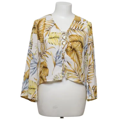 Blouse (White, Yellow, Blue, Multicolored) from Sophyline Polyester