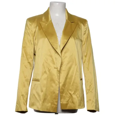 Blazer (Geel) van Reken Maar Katoen, Elastaan, Polyester