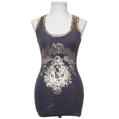 Tank­top (Grau, Gold) von Rich & Royal Baumwolle