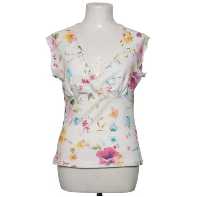 Top (White, Multicolored) from Salto Elastane, Polyester