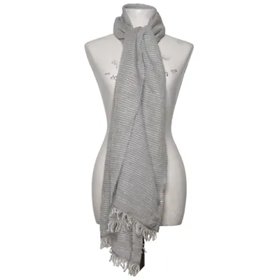 Scarf (Gray) from Fabiana Filippi Acrylic, Merino wool, Metallic fiber, Mohair, Polyester
