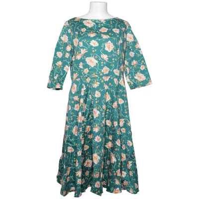 Klänning (Grön, Flerfärgad) från Top Vintage Bomull, Elastan