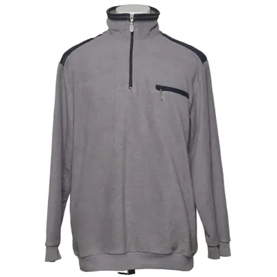Fleecepullover (Grau, Blau) von Roger Kent Baumwolle, Polyester