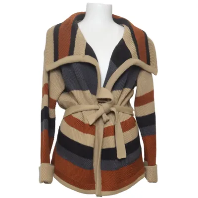 Cardigan (Beige, Blue, Brown, Multicolored) from More & More Acrylic, Wool