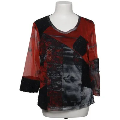 Poncho (Red, Black, Gray) from Christine Laure Polyamide