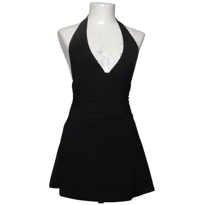 Halterneck dress (Black) from Bershka Elastane, Polyamide
