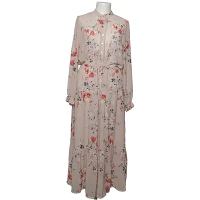 Dress (Beige, Multicolored) from Luxzuz Polyester
