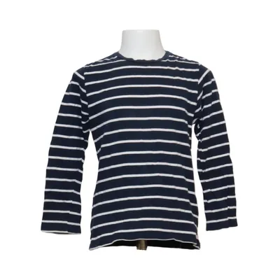 T-shirt à manches longues (Bleu, Blanc) de Scotch Shrunk Coton