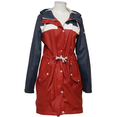 Raincoat (Blue, Red, White) from Schmuddelwedda Cotton, Polyester, Polyurethane