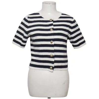 Cardigan (Blue, White) from Monki Polyamide, Polyester, Viscose