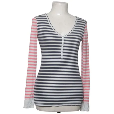 Henley T-shirt (Blå, Hvid, Pink, Flerfarvet) fra Tom Tailor Denim Bomuld, Elastan