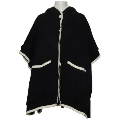 Poncho (Schwarz, Weiß) von Beauty Women Elasthan, Nylon, Polyester, Viskose