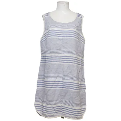 Dress (Blue, White) from Haris Cotton
