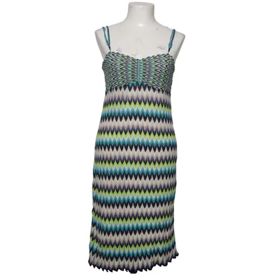 Dress (Blue, Green, Multicolored) from Marc Cain Cotton, Linen, Polyamide, Polyester, Viscose