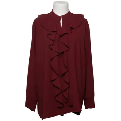 Blouse (Rood) van Moda Italia Elastaan, Polyester, Viscose