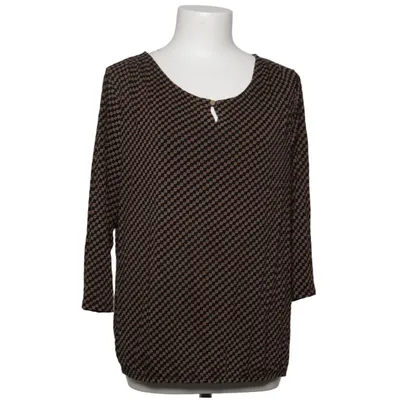 Blus (Svart, Beige) från Vivance Elastan, Viskos