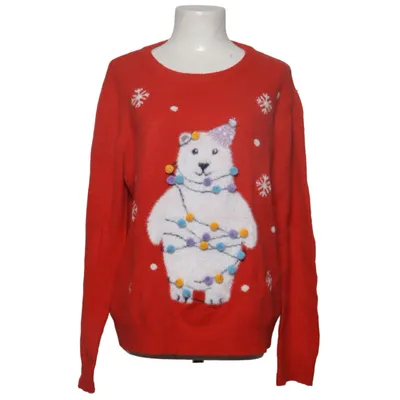 Christmas sweater (Red, Multicolored) from Manguun Acrylic, Elastane, Polyamide