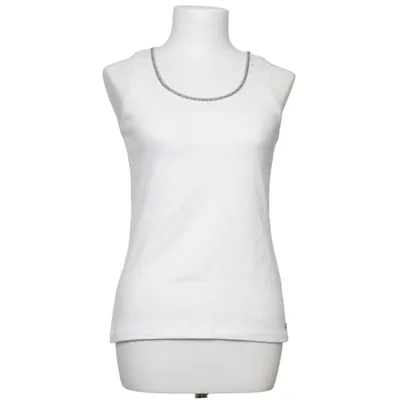 Tanktop (Wit) van Zus Van Sil Katoen, Elastaan, Polyester